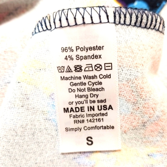 Lula Roe floral dress. Size Small. Multi colored. - Picture 11 of 11